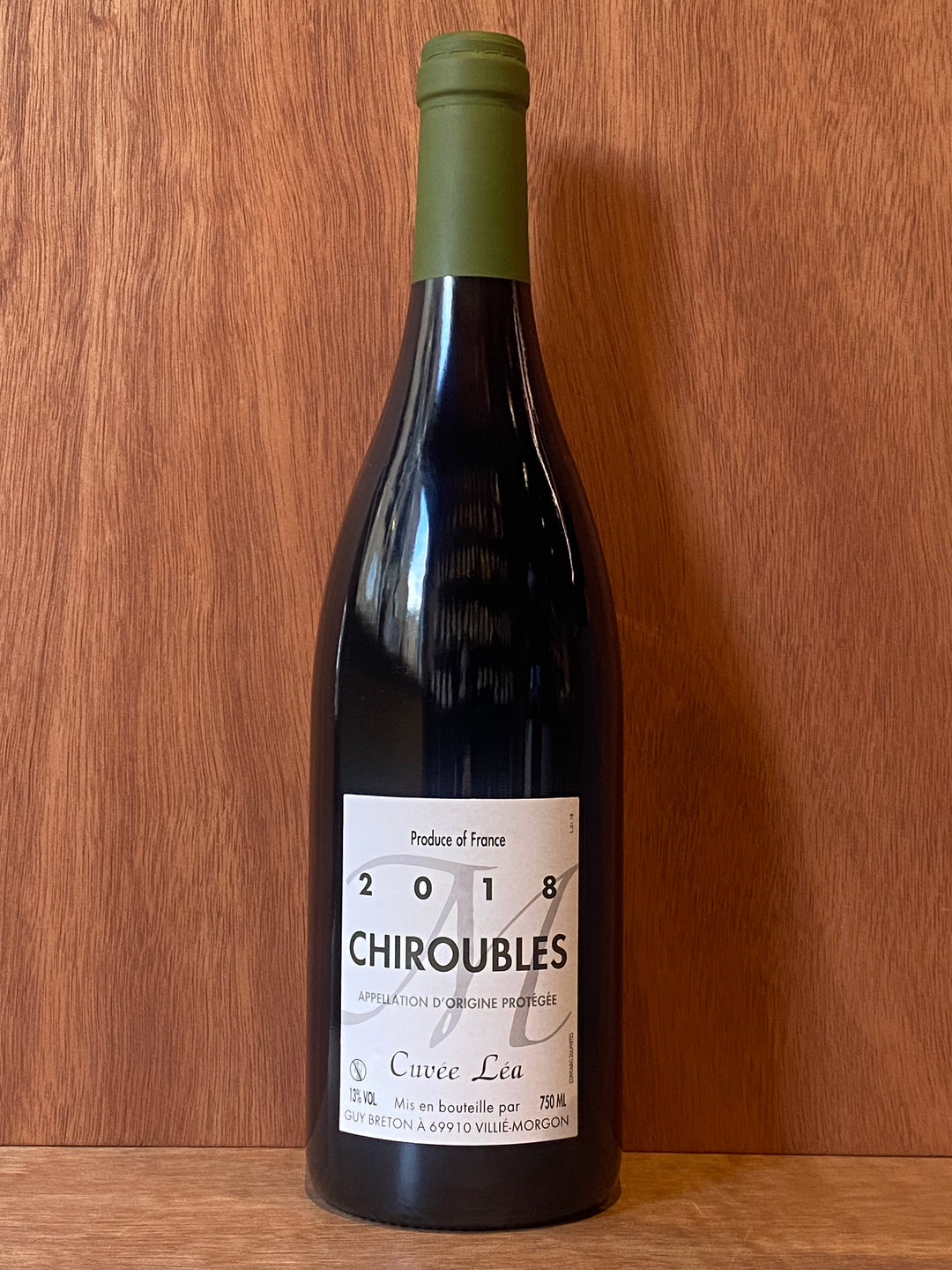 Chiroubles, Cuvée Léa, Guy Breton, Morgon, Beaujolais, France, 2018