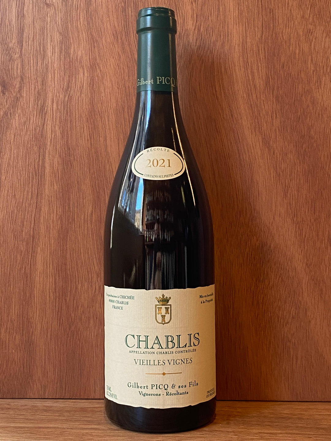 Chablis, Vielles Vignes, Gilbert Picq, 2021